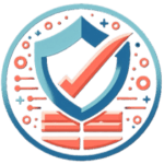 The image conveys improved compliance: a blue shield with a red check mark, symbolizing adherence to data protection and insider threat standards.