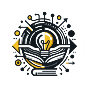 An image of an open book with a lightbulb popping of the book representing knowledge transfer.