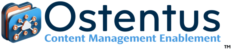 Ostentus™ logo: A circular sleek representation of Jadex’s content management enablement service, symbolizing connectivity and community.