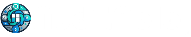 AuditAble logo featuring a circular design with technology and compliance icons around a central grid.