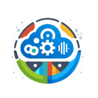 An image of a blue cloud and gears symbolizing configuring to identify exposures.